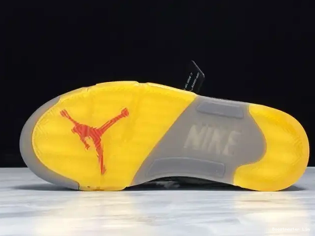 Boostmaster lin x Off-White Black Air CT8480-001 Jordan 5 0505